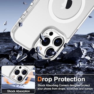 Foto 6 | Funda para Iphone 15 Pro Hython 6.1 con Magsafe Frosted White - Venta Internacional