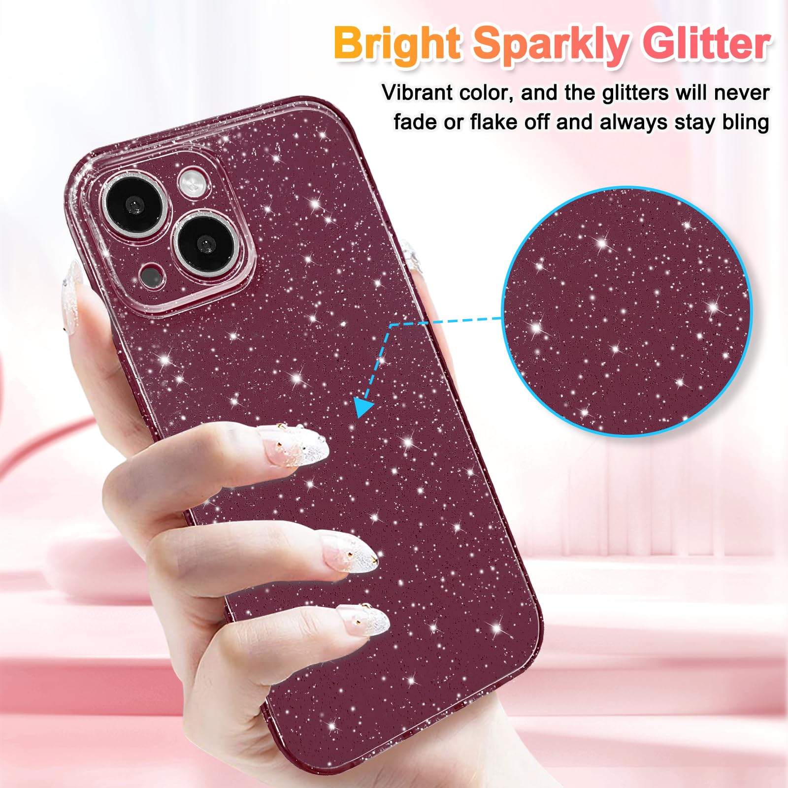 Foto 3 pulgar | Funda Hython para iPhone 14 6.1 Rojo Vino - Venta Internacional
