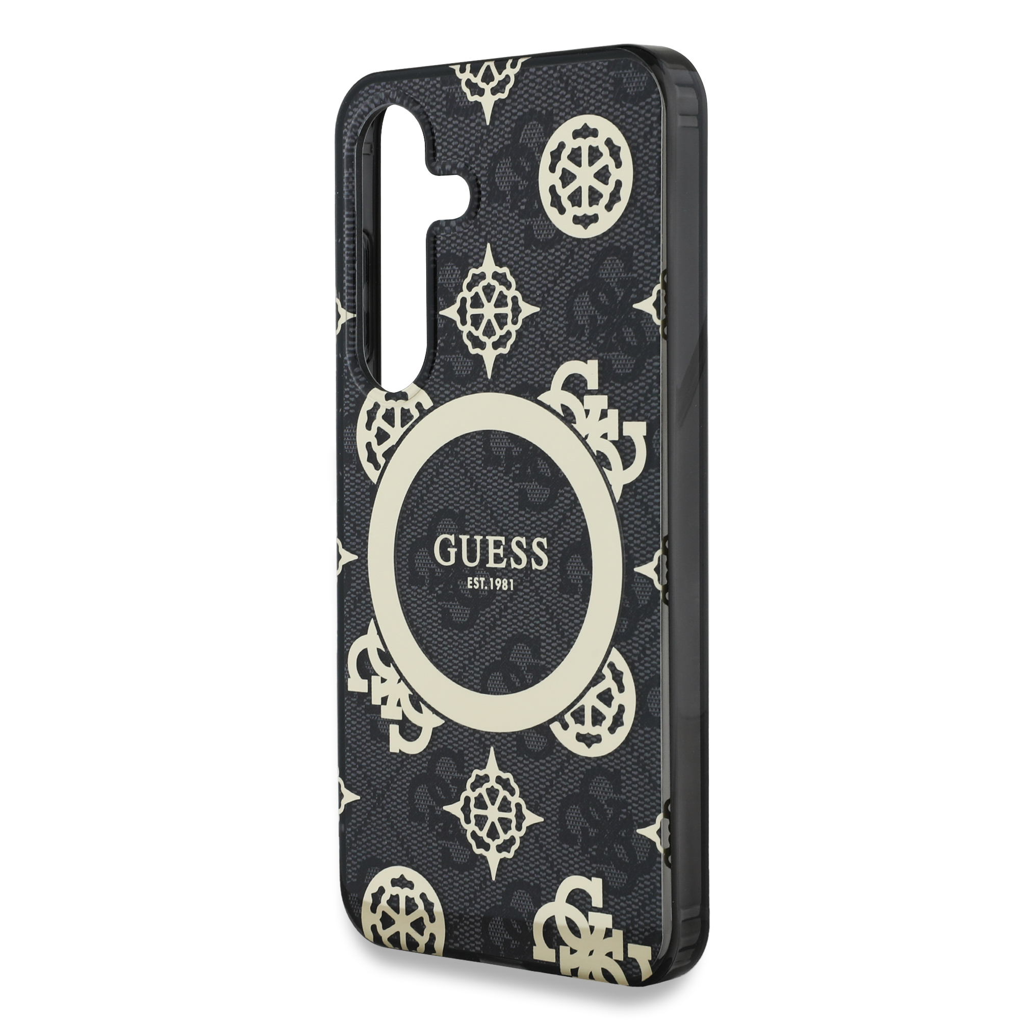 Foto 7 pulgar | Funda Original Guess Peony Logo Clásico S25 - Negro