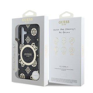 Foto 8 | Funda Original Guess Peony Logo Clásico S25 - Negro