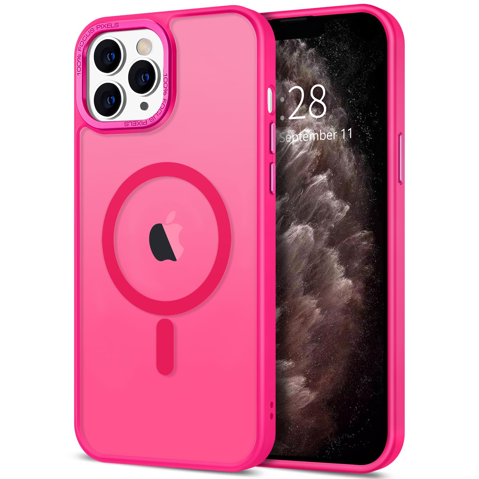 Foto 2 pulgar | Funda para Iphone 11 Pro Max Hython 6.5" con Magsafe Rosa - Venta Internacional