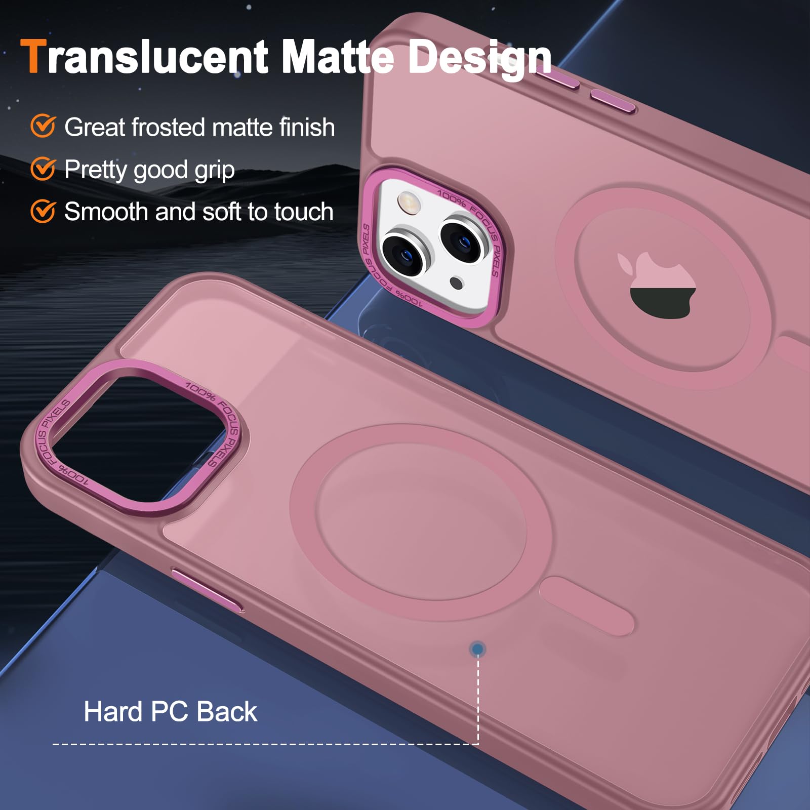 Foto 2 | Funda de Teléfono Hython para Iphone 15 Plus de 6.7 Pulgadas con Magsafe Grape - Venta Internacional