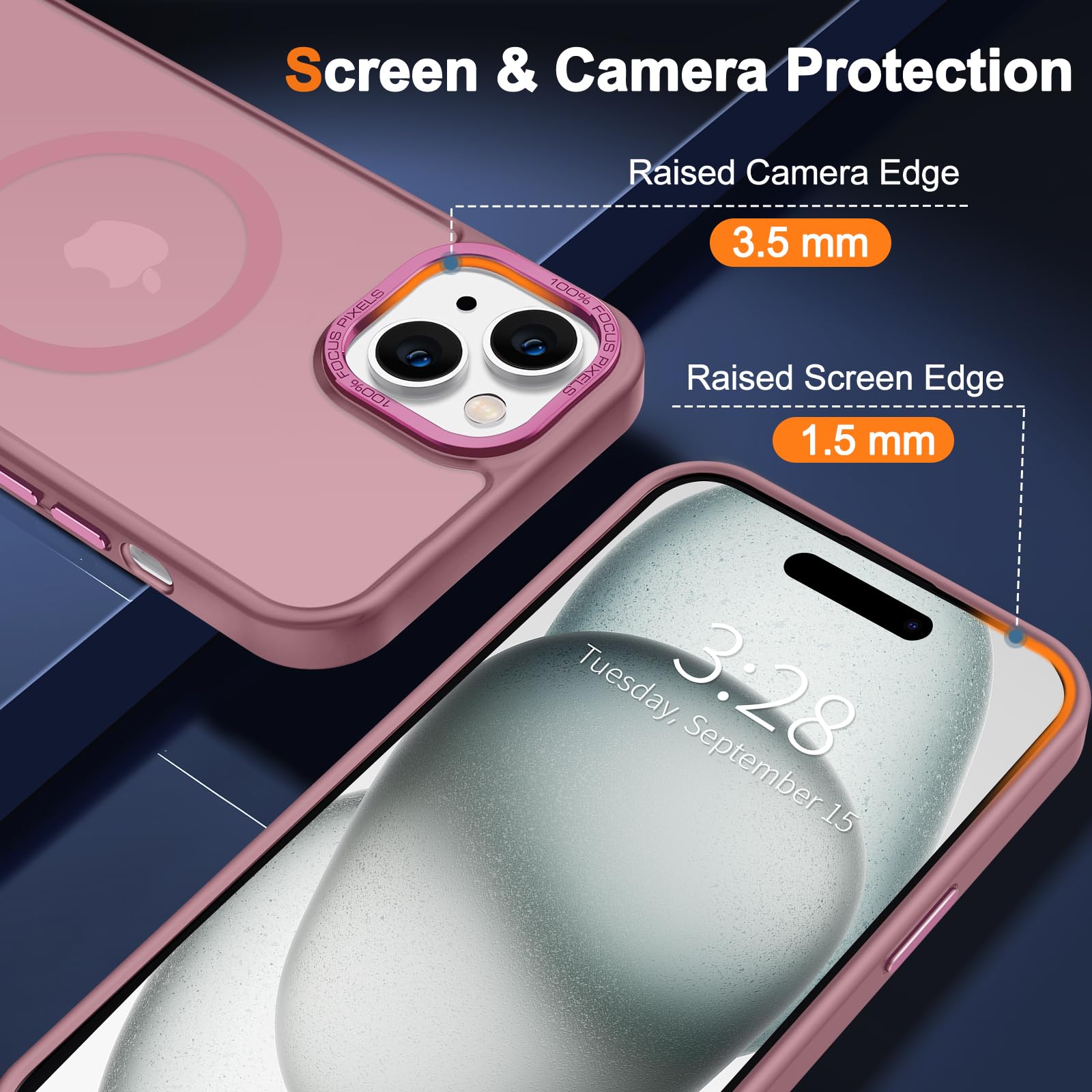 Foto 5 pulgar | Funda de Teléfono Hython para Iphone 15 Plus de 6.7 Pulgadas con Magsafe Grape - Venta Internacional
