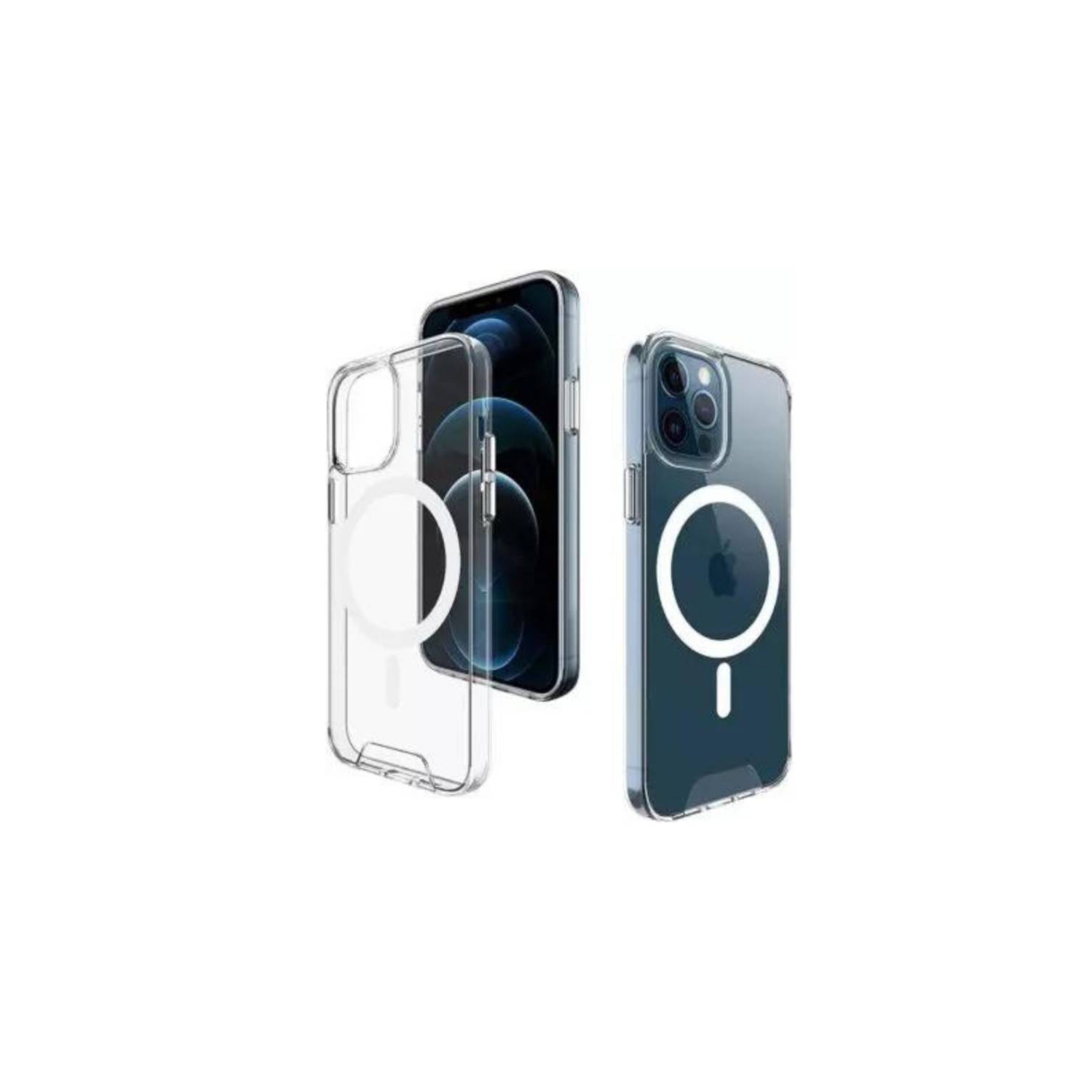 Funda Con Lente Protectora de Cámara Trasera Para iPhone 14 Magsafe - Venta Internacional