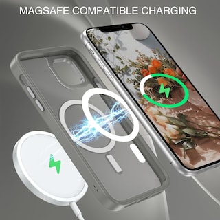 Foto 6 | Funda Magnética Bentoben para iPhone 12 Mini Gris Translúcido - Venta Internacional