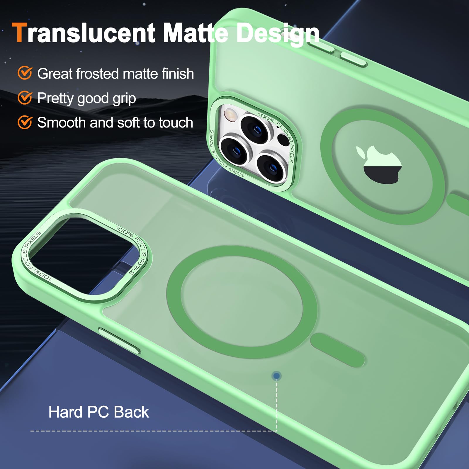 Foto 4 pulgar | Funda para Iphone 12 Pro Hython 6.1 con Magsafe Verde - Venta Internacional