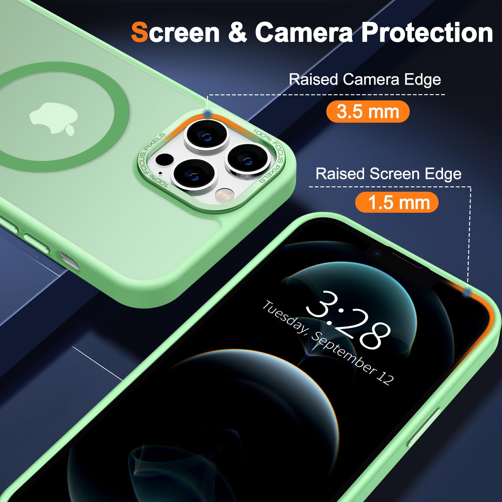 Foto 6 pulgar | Funda para Iphone 12 Pro Hython 6.1 con Magsafe Verde - Venta Internacional