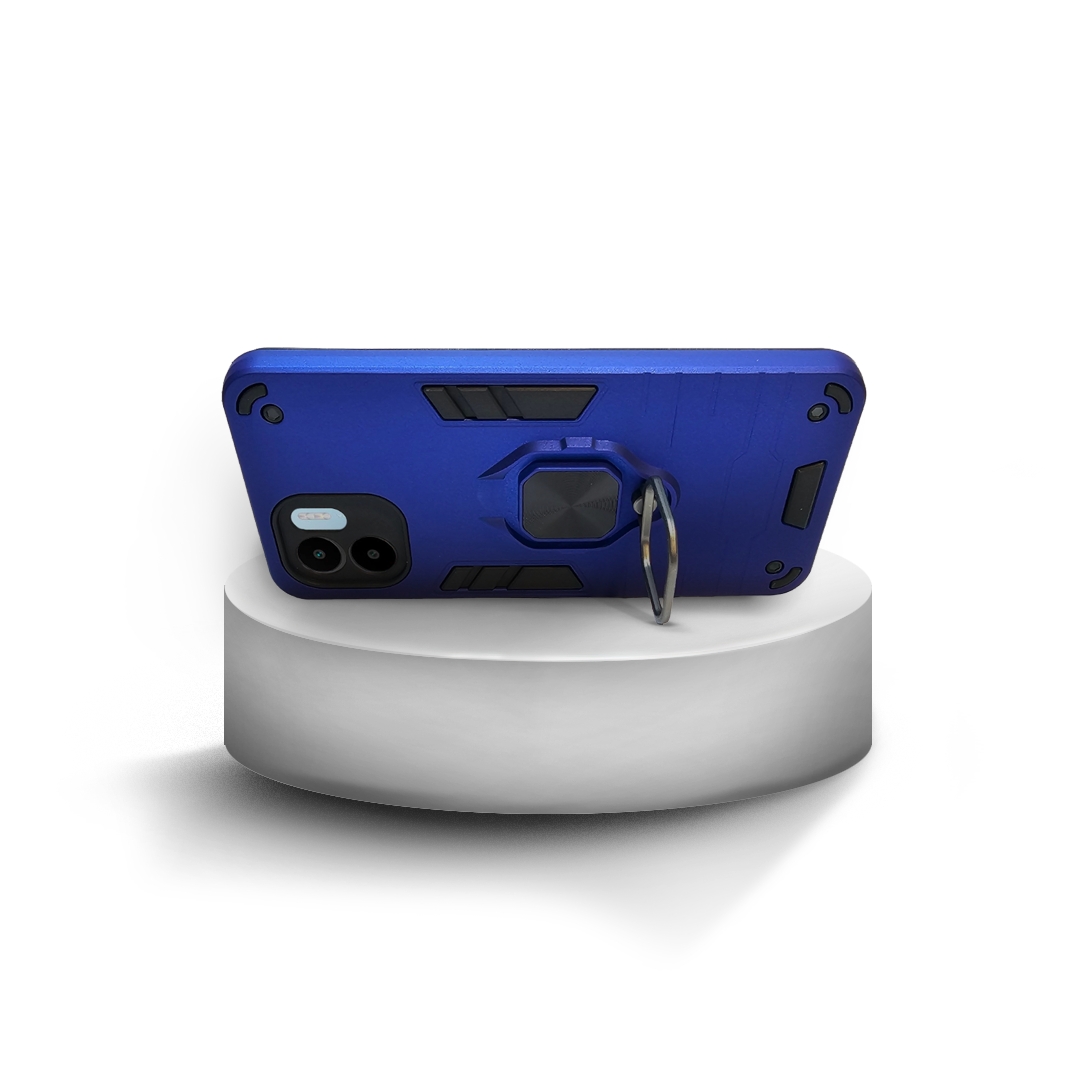 Foto 6 pulgar | Funda Xiaomi A2 con Anillo Protector de Cámara Antichoque Azul - Venta Internacional
