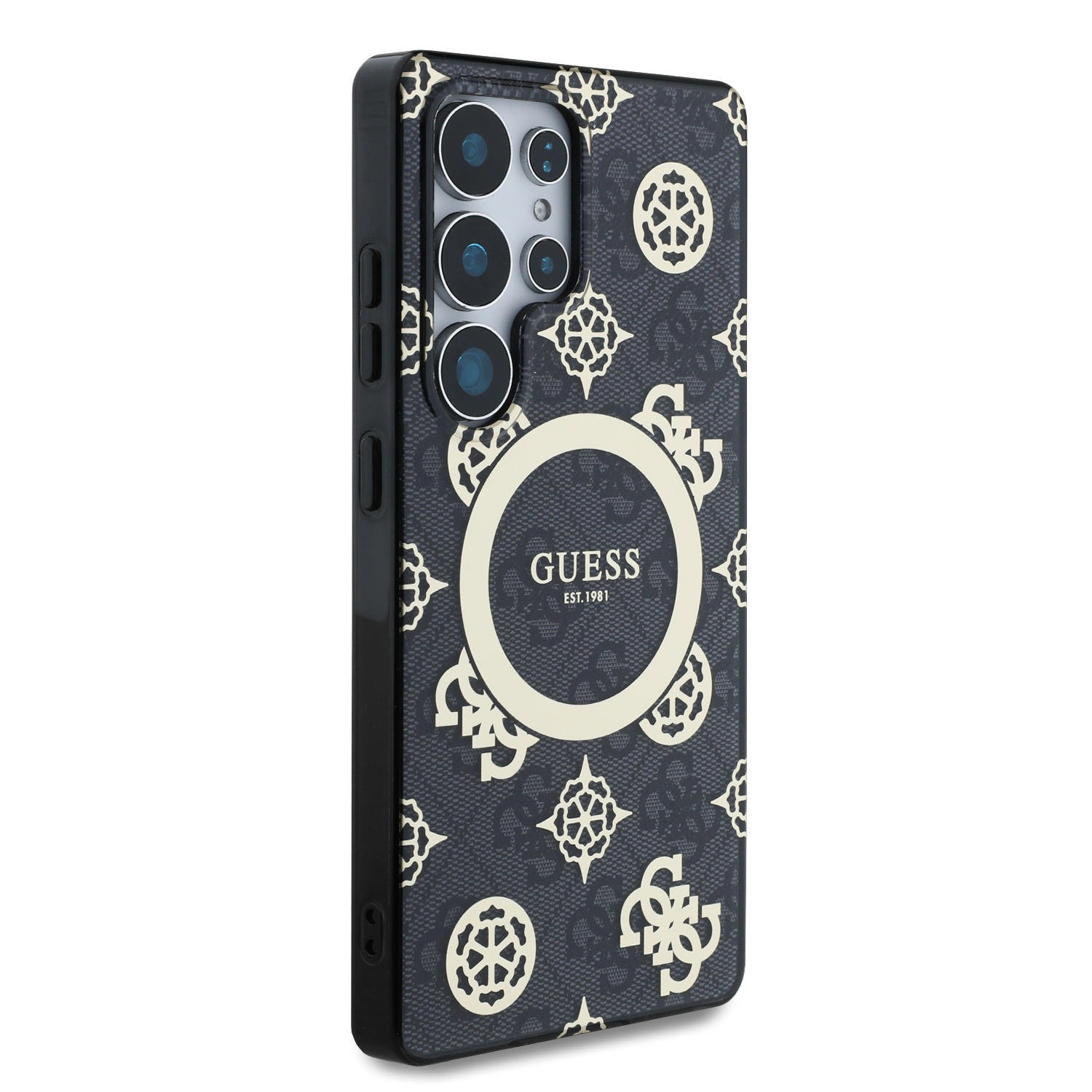 Foto 5 pulgar | Funda Guess Peony Logo Clásico S25 Ultra Negra