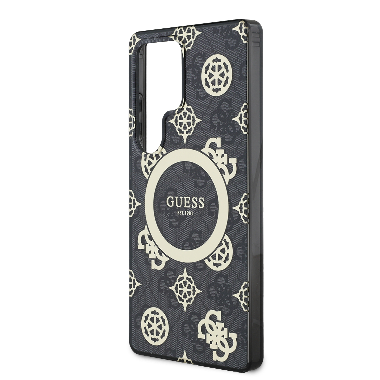 Foto 7 pulgar | Funda Guess Peony Logo Clásico S25 Ultra Negra