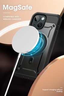 Foto 2 | Funda Supcase Para Iphone 15 Plus Con Soporte Y Magsafe, Color Negro - Venta Internacional.