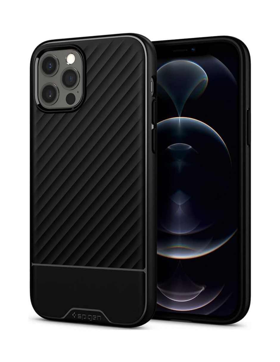 Funda Ultra Resitente Core Armor Spigen Negro Para Iphone 11