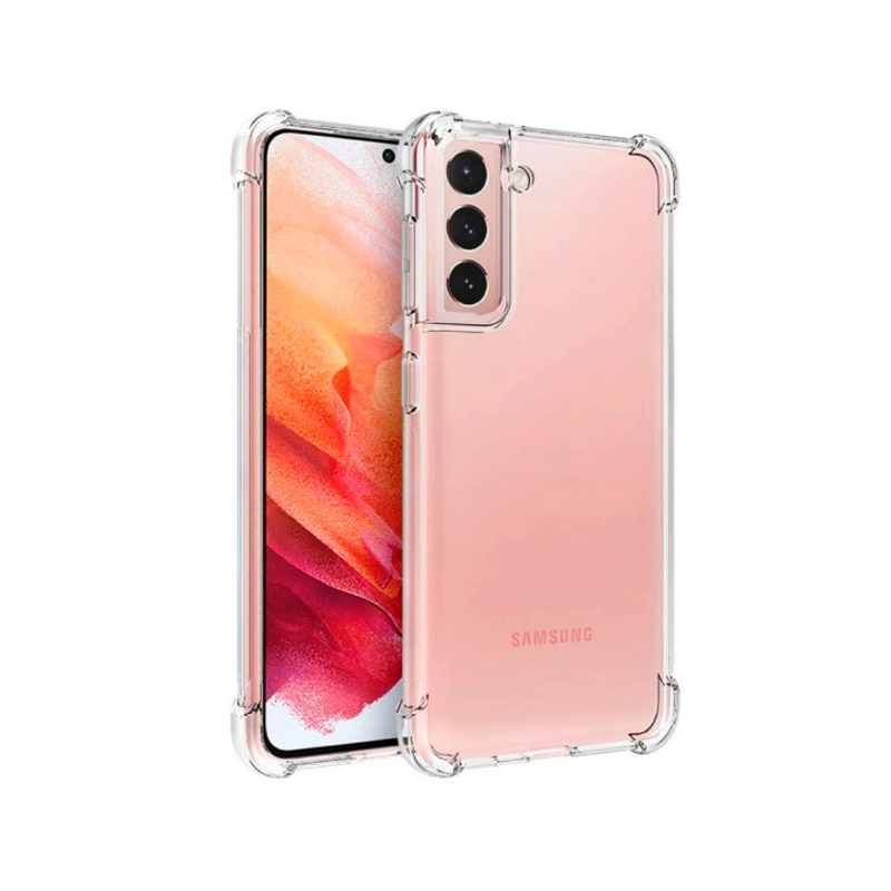 Funda Para Samsung S21 Fe, Transparente, Antidetonante, De Sílice Semiflexible - Venta Internacional.