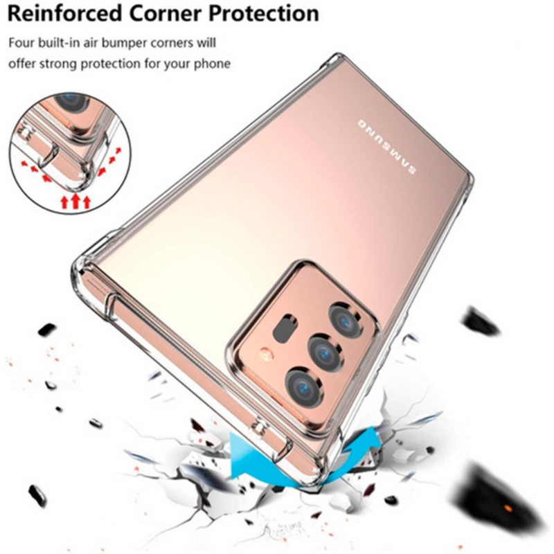 Foto 3 pulgar | Funda Para Samsung S21 Fe, Transparente, Antidetonante, De Sílice Semiflexible - Venta Internacional.