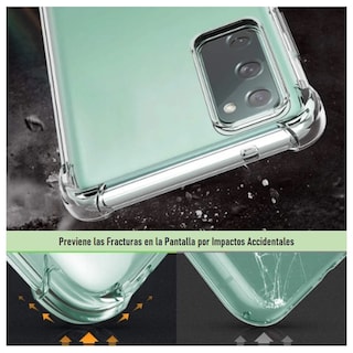 Foto 3 | Funda Para Samsung S21 Fe, Transparente, Antidetonante, De Sílice Semiflexible - Venta Internacional.