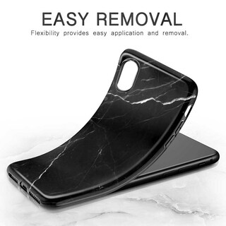 Foto 3 | Funda Esr de Mármol para iPhone Xs/ X color Negro