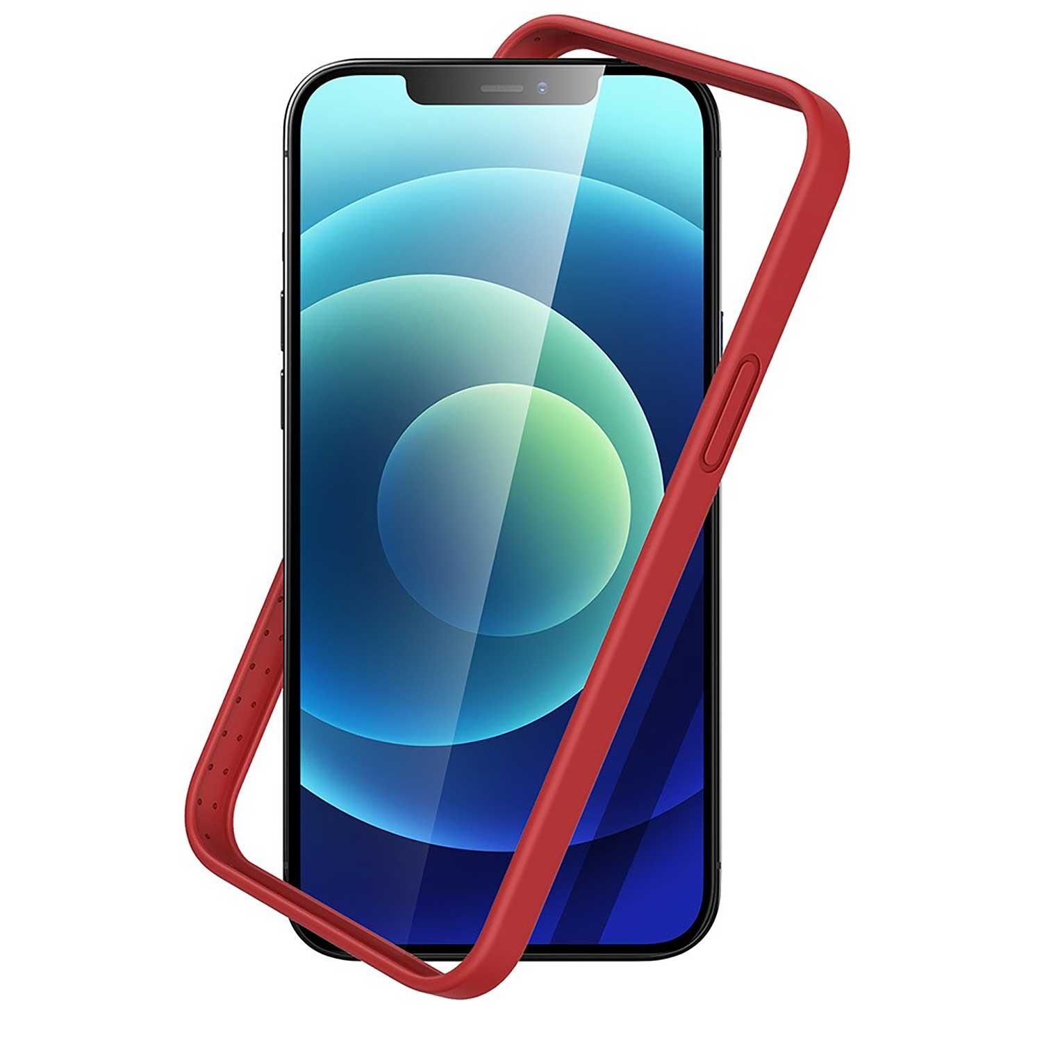 Foto 3 pulgar | Funda Bumper Esr Cloud para iPhone 12 Pro Max color Rojo