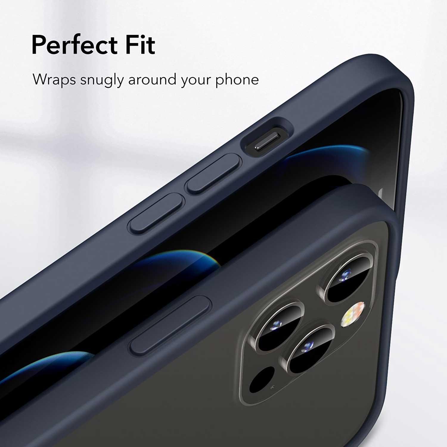 Foto 4 pulgar | Funda Bumper Esr Cloud para iPhone 12 Pro Max color Rojo