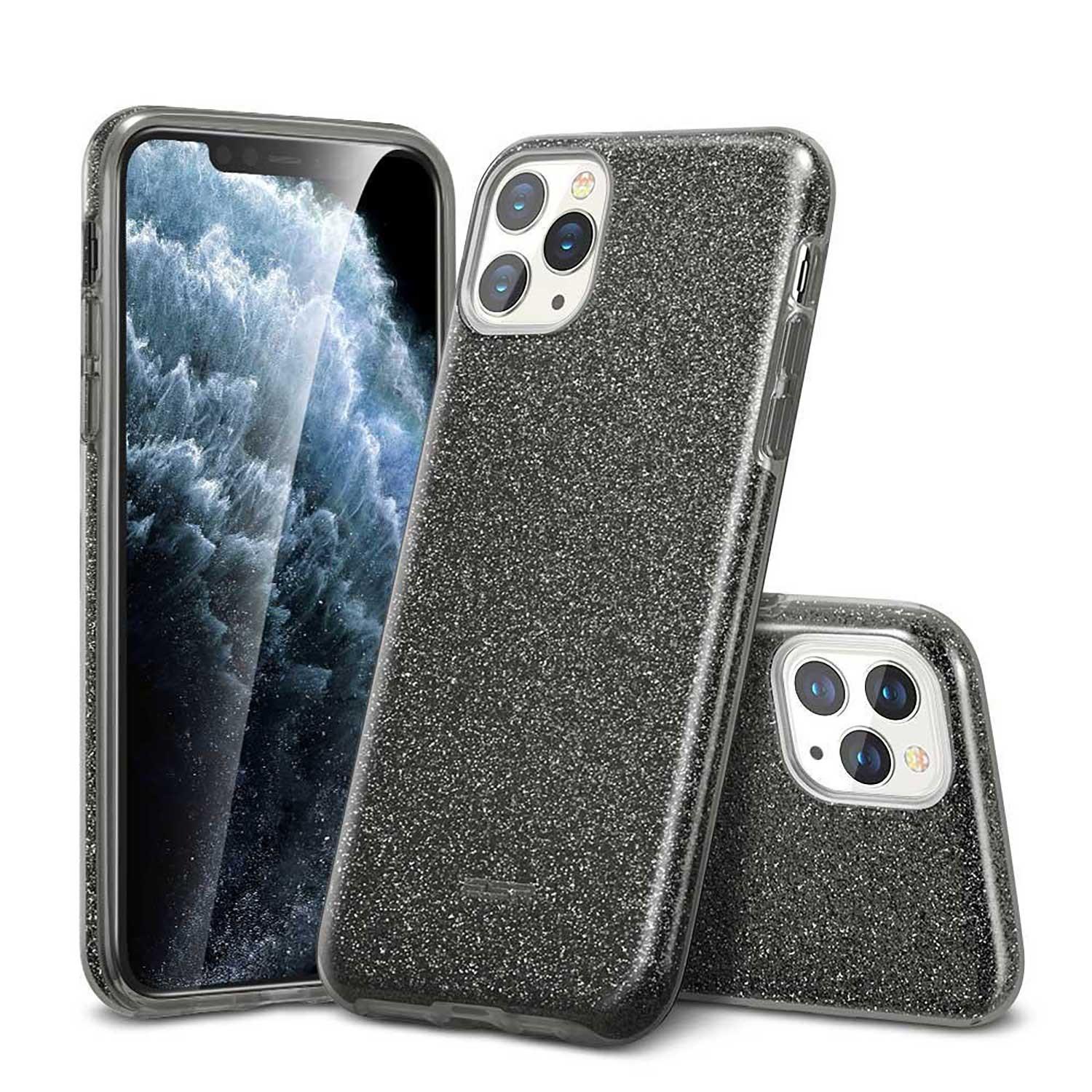Funda Esr Glitter Brillos para iPhone 11 Pro color Negro