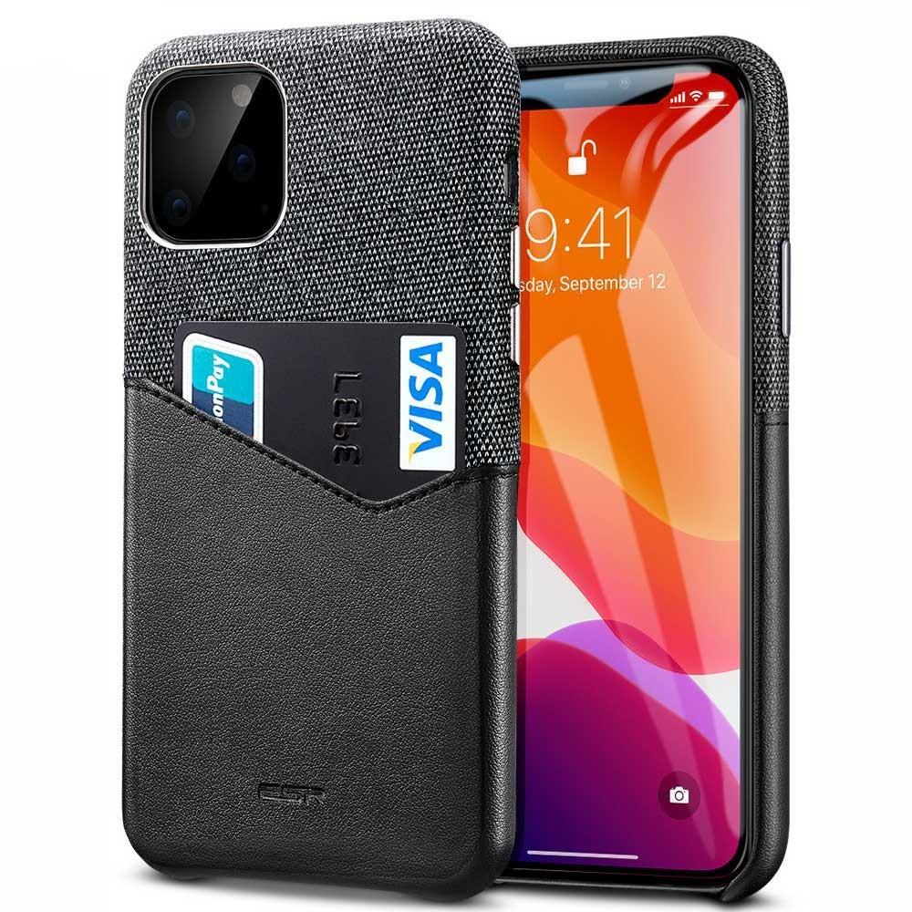 Funda Esr Metro Wallet para iPhone 11 Pro color Negro con Cartera
