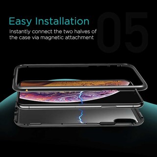 Foto 3 | Funda Esr Magnética Delgada para iPhone Xs Max color Negro