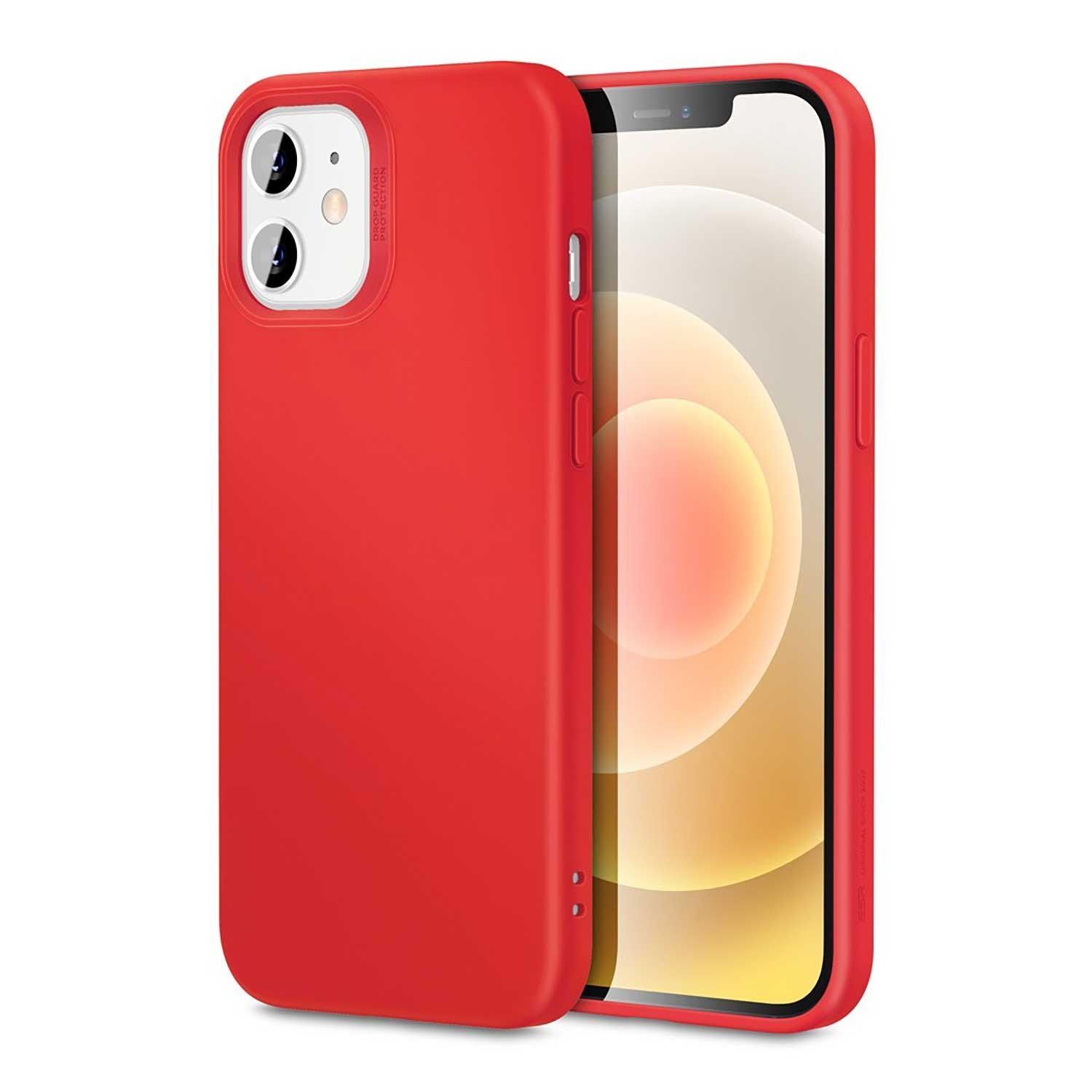 Funda Esr Cloud para iPhone 12 Mini color Rojo