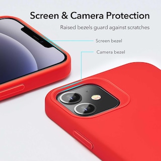 Foto 3 | Funda Esr Cloud para iPhone 12 Mini color Rojo