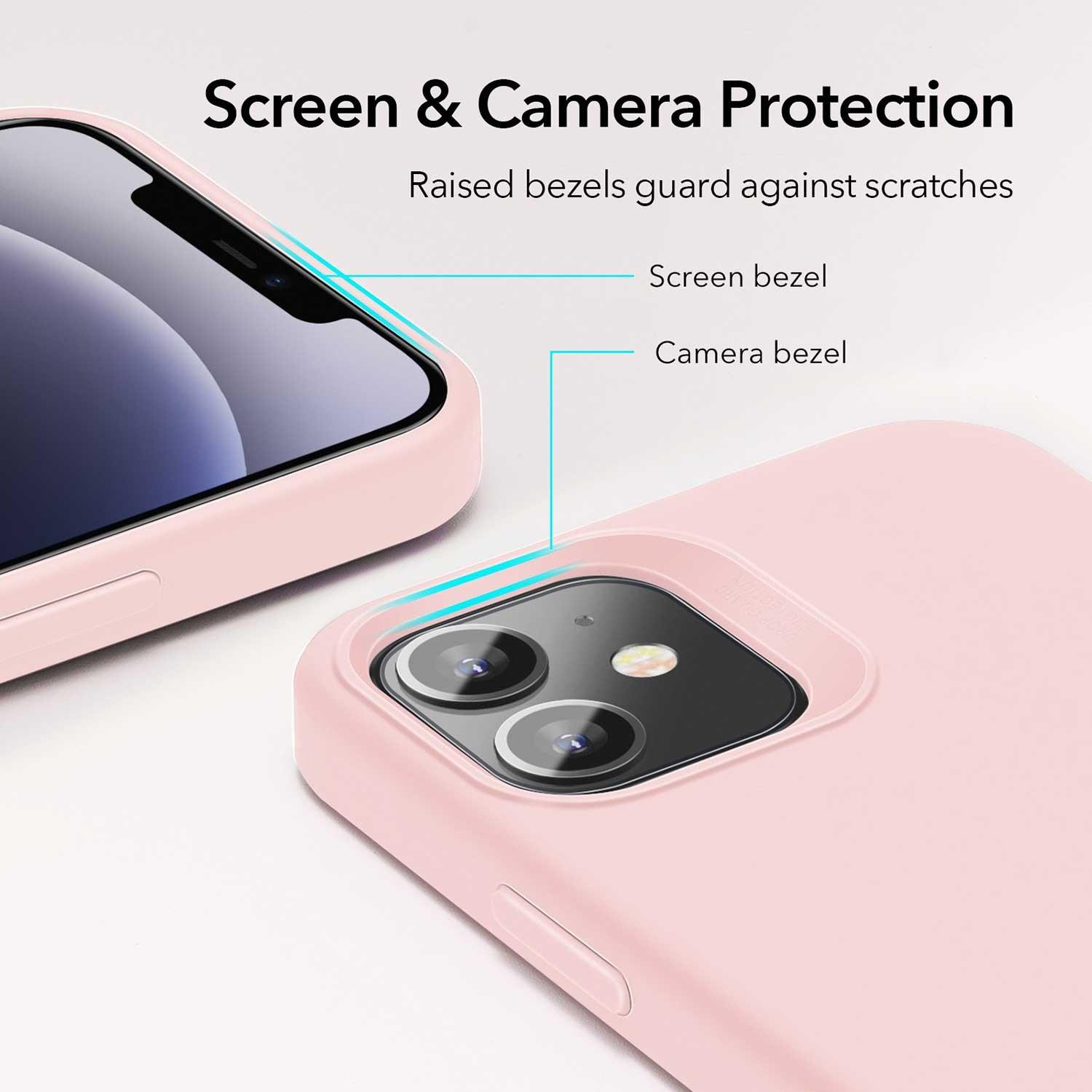 Foto 4 pulgar | Funda Esr Cloud para iPhone 12 y 12 Pro Rosa