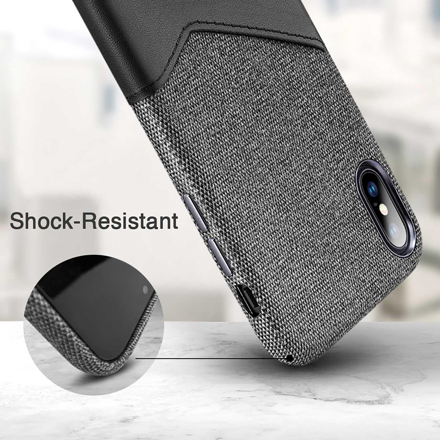 Foto 3 | Funda ESR Metro Wallet Para iPhone Xs Max Negro Cartera