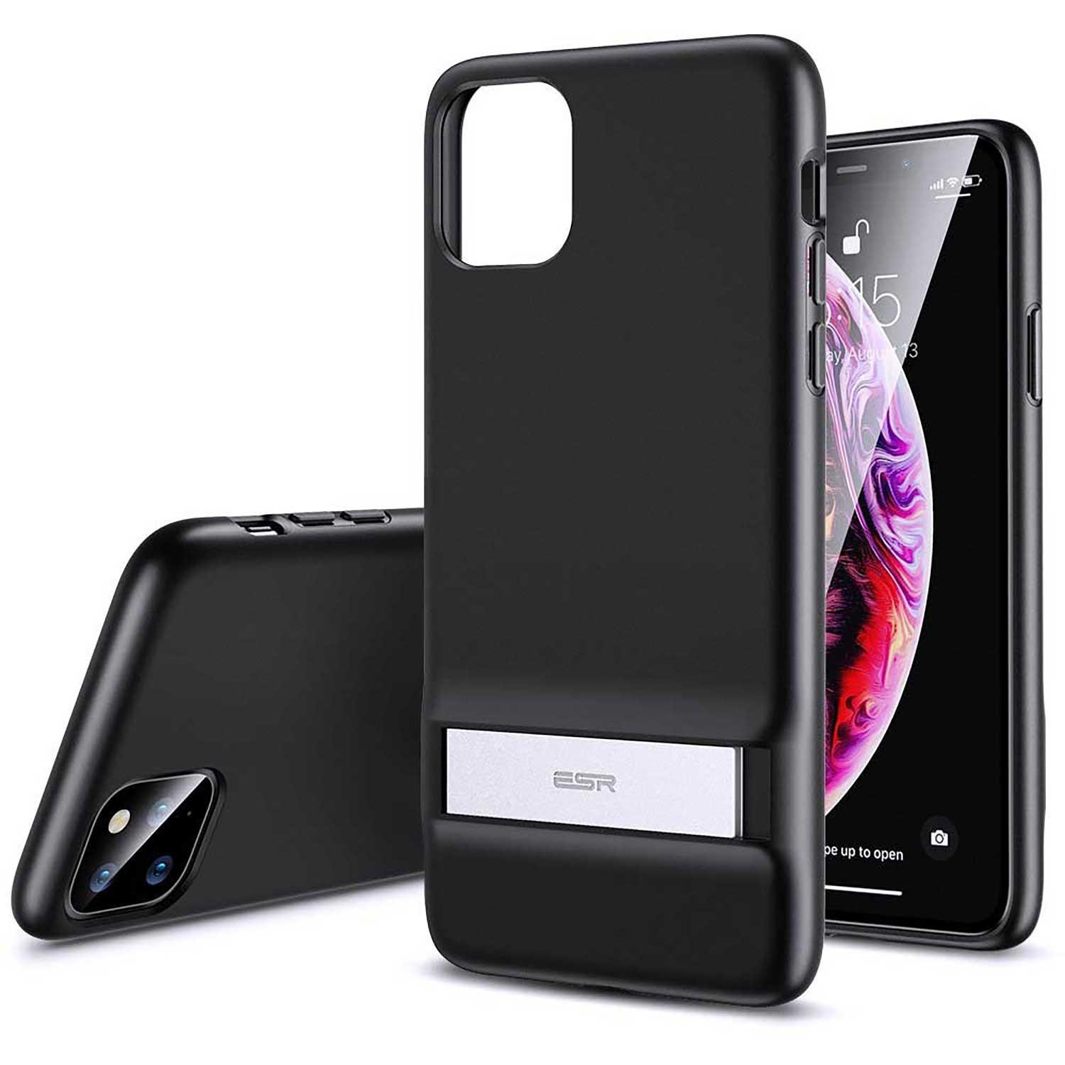 Foto 3 pulgar | Funda Esr Air Shield Boost para iPhone 11 Pro color Negra con Kickstand