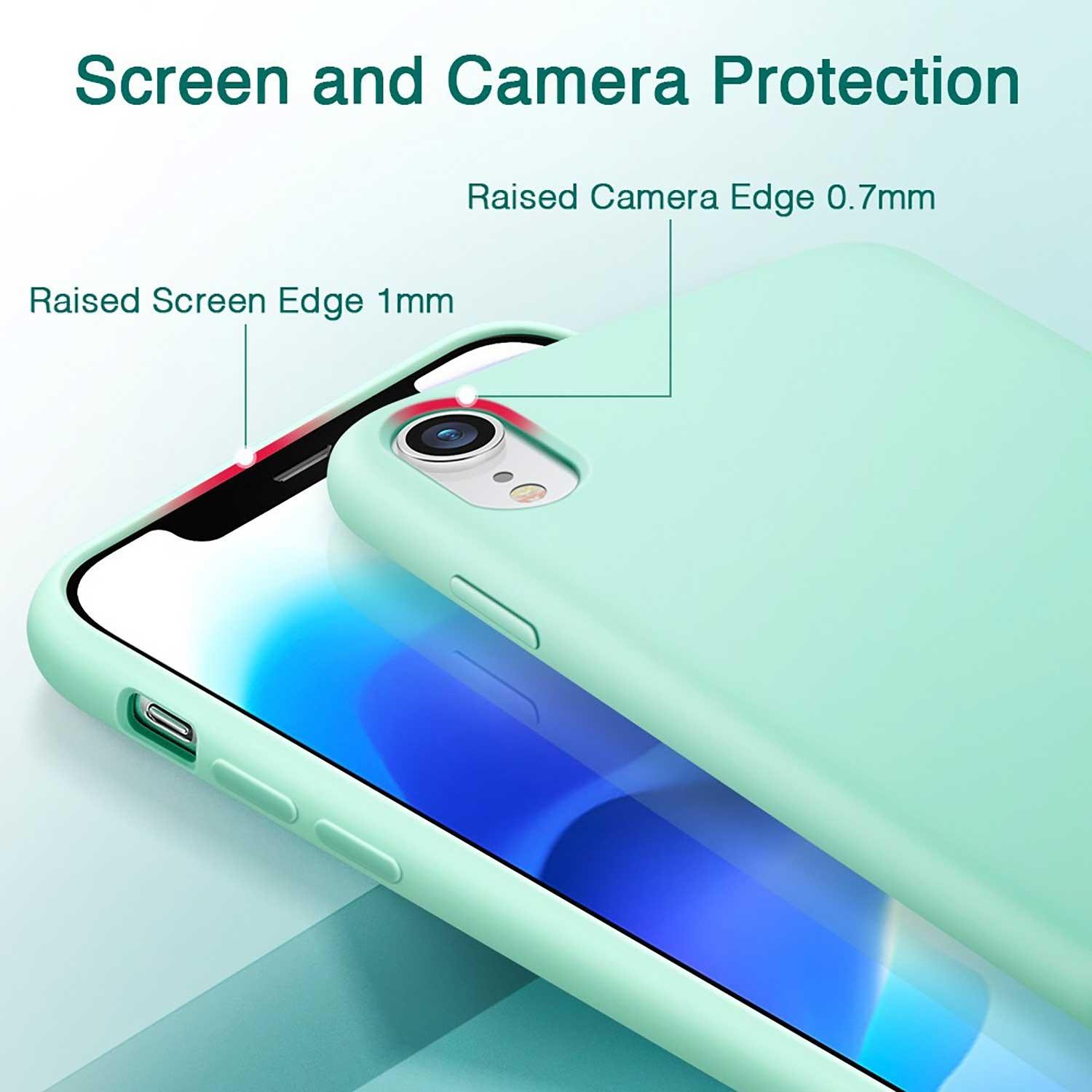 Foto 4 pulgar | Funda Esr Yippee Para iPhone Xr color Verde Menta