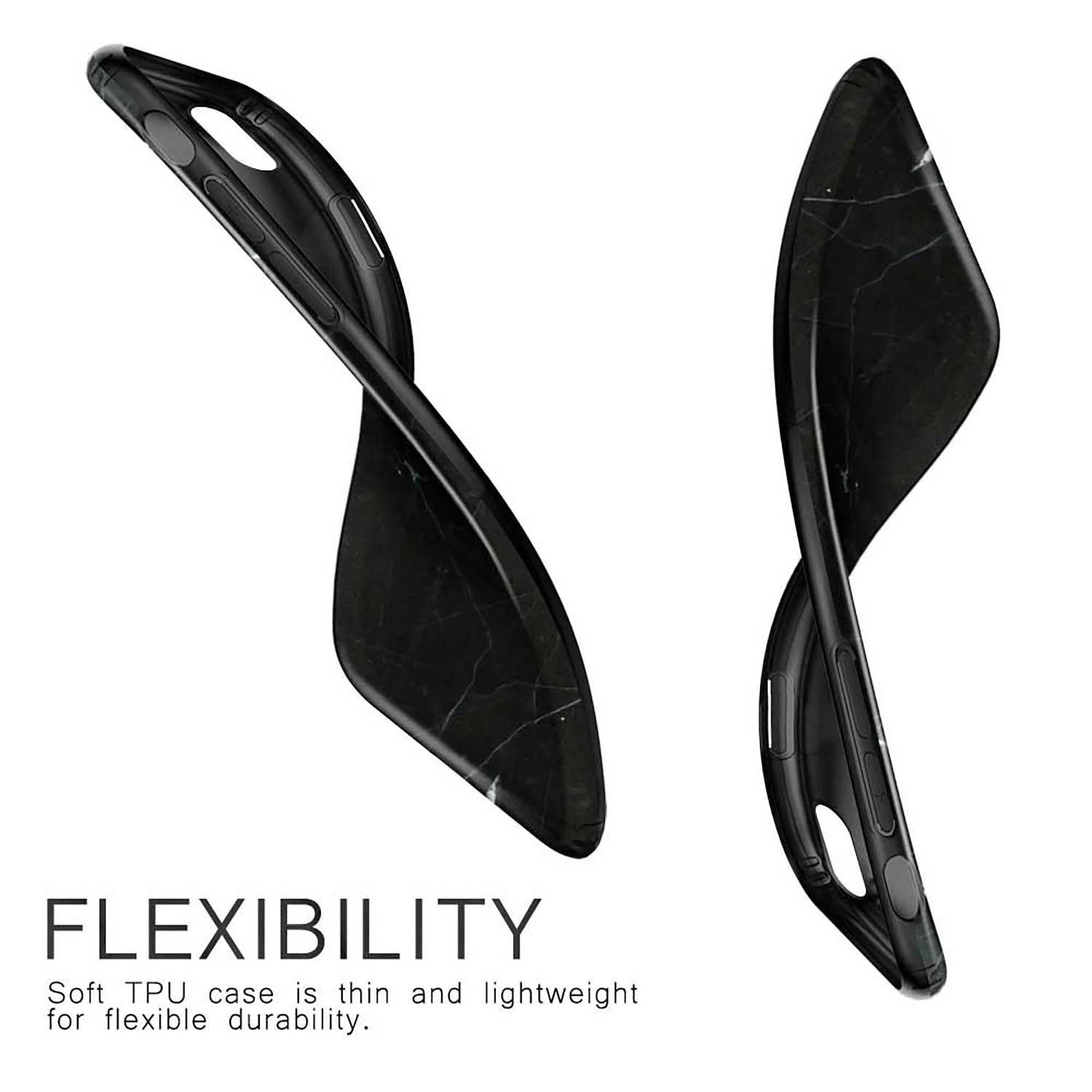 Foto 4 pulgar | Funda Esr Mármol para iPhone Xr color Negro