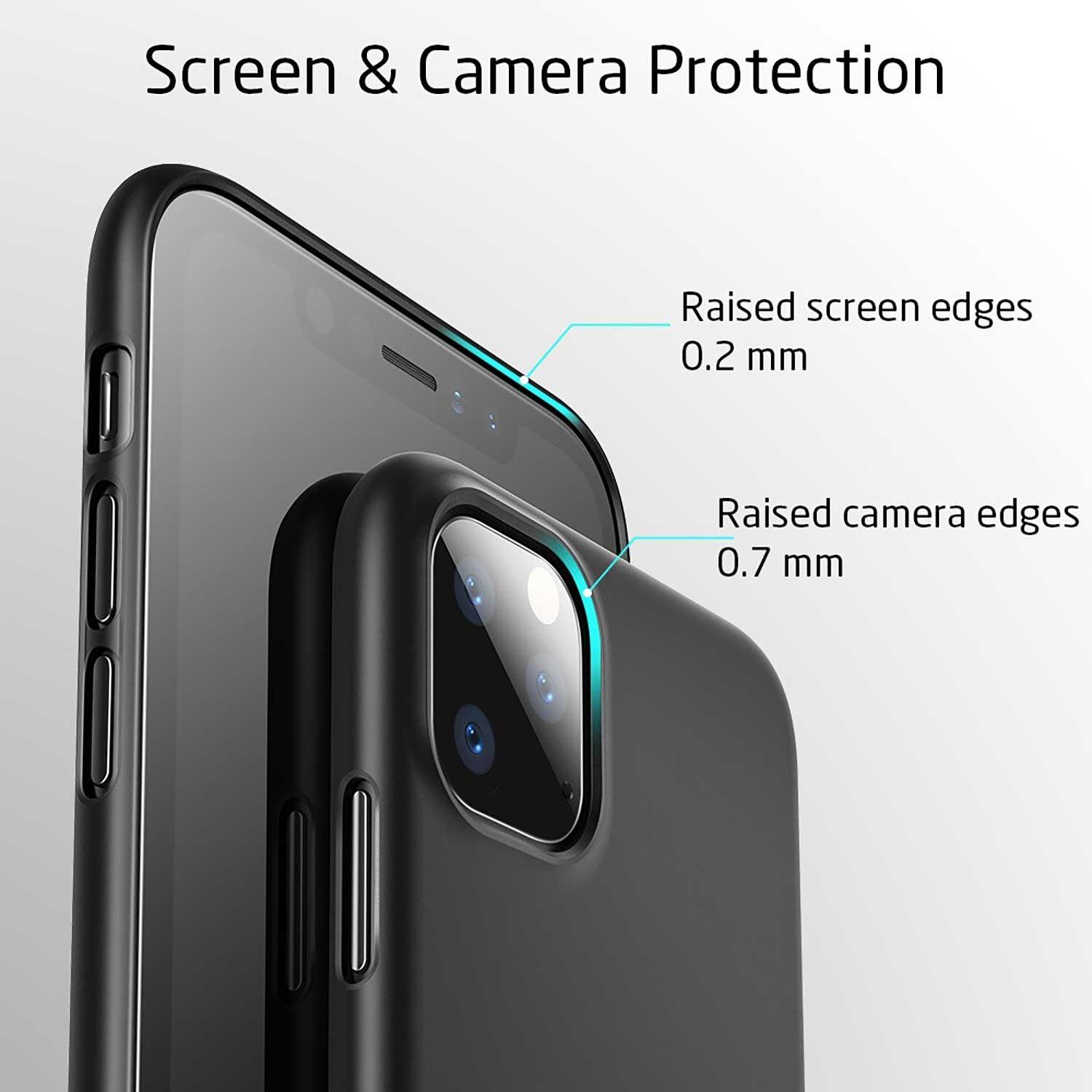 Foto 4 pulgar | Funda Esr Liquid Shield para iPhone 11 Pro color Negro