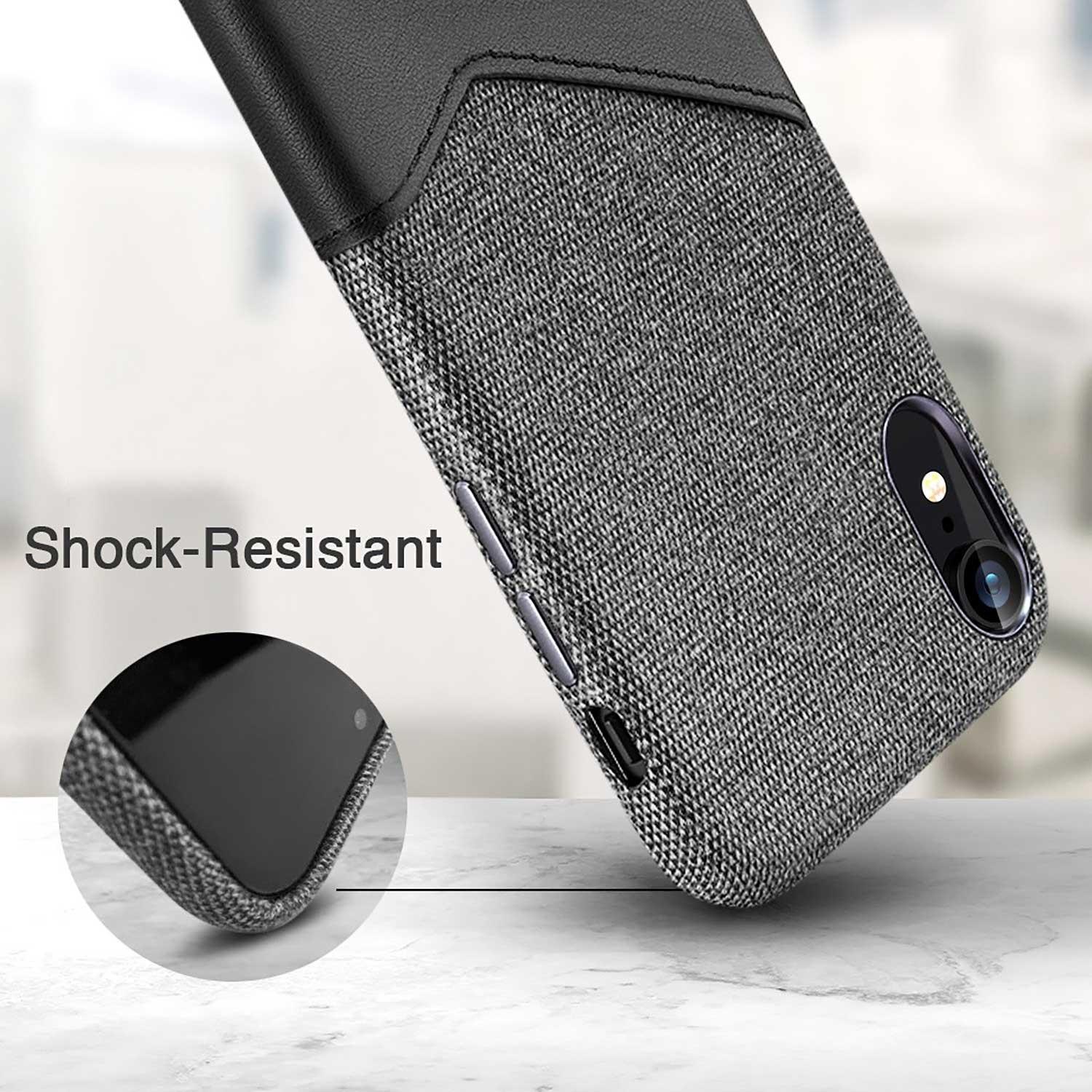 Foto 4 pulgar | Funda Esr Metro Wallet para iPhone Xr color Negro con Cartera