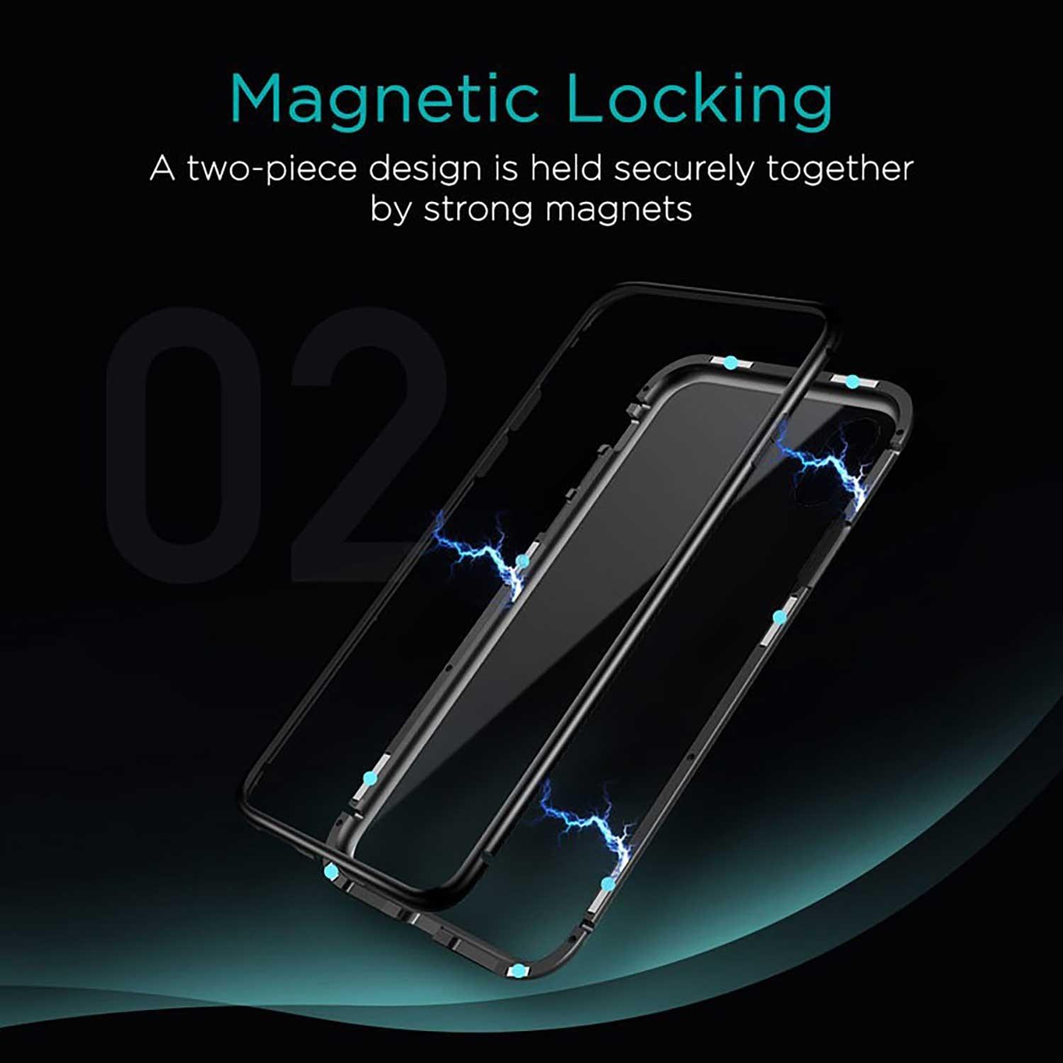 Foto 2 | Funda Esr Magnética Delgada para iPhone Xs/ X color Negro