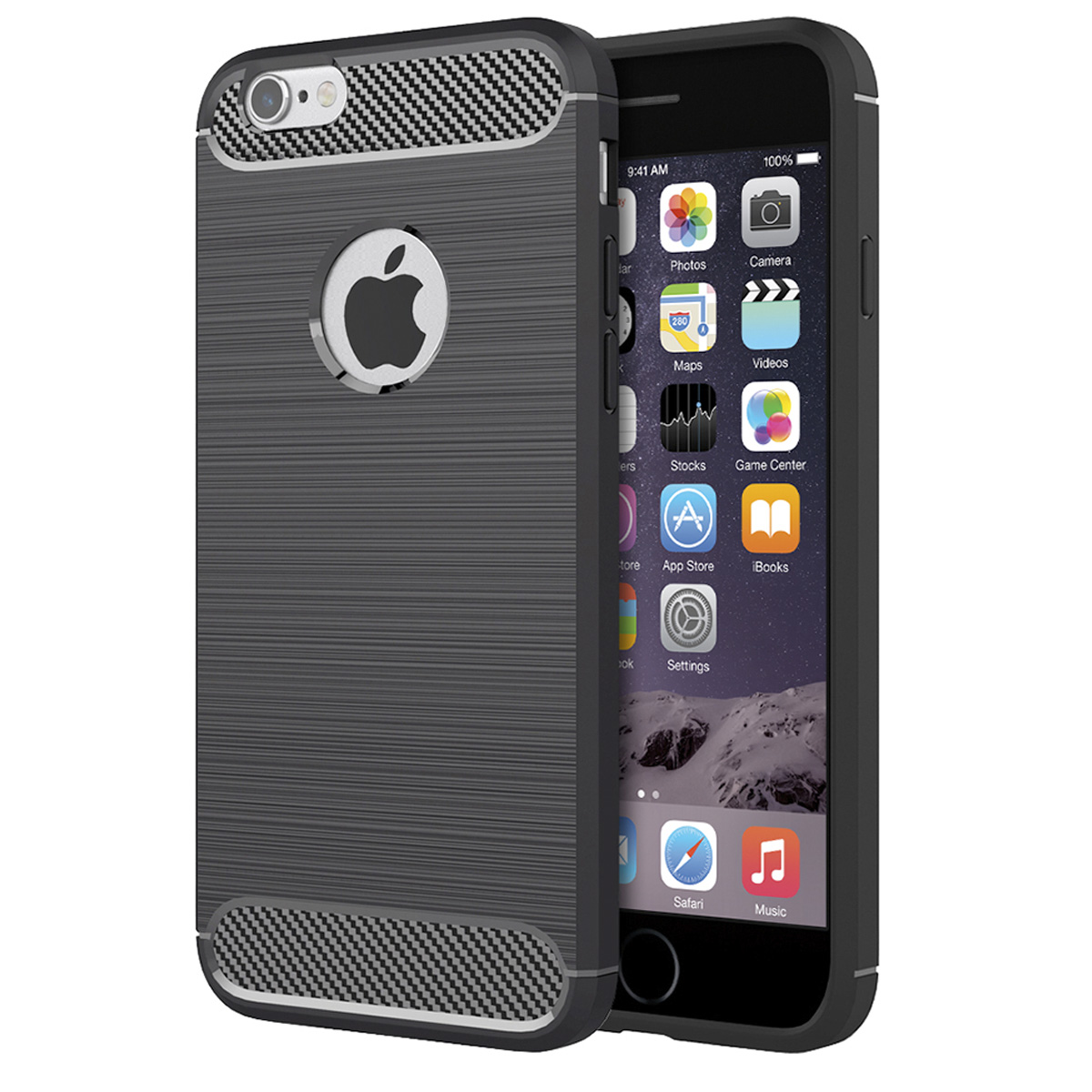 Funda Premium para iPhone 6/6S color Negro