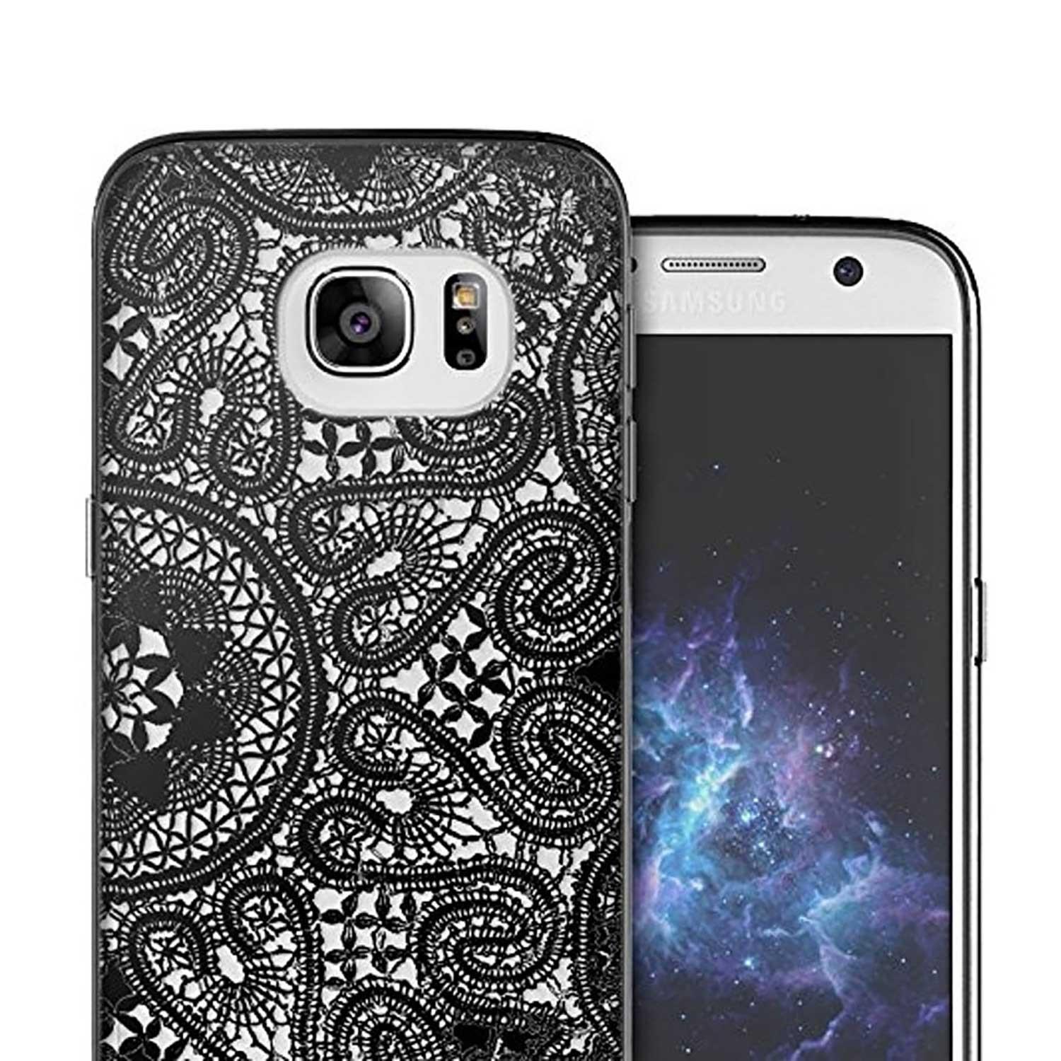 Foto 3 pulgar | Funda Prodigee Lace para Samsung S7 Edge color Negro