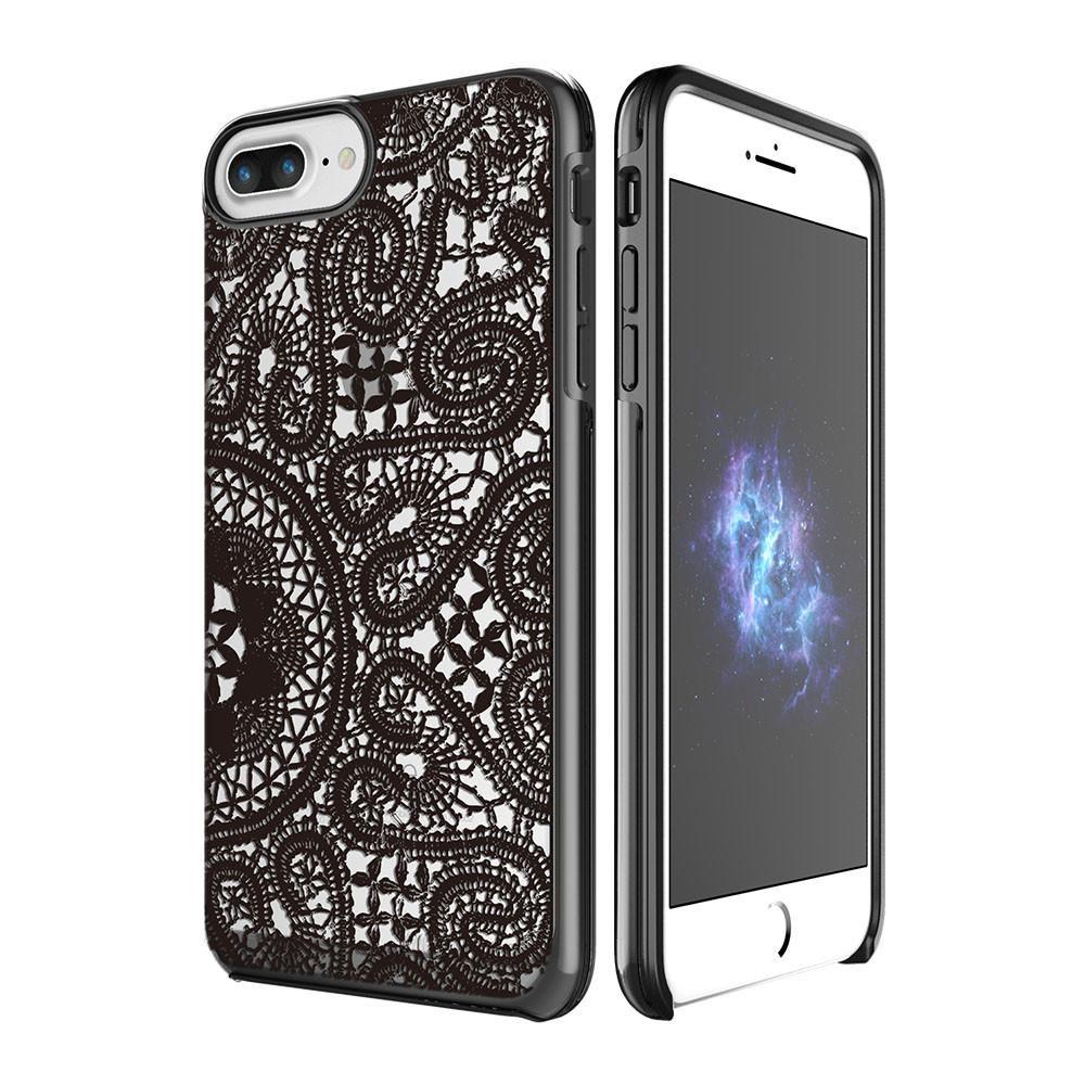 Foto 3 pulgar | Funda Prodigee Show Lace color Negro para iPhone 8 Plus y 7 Plus