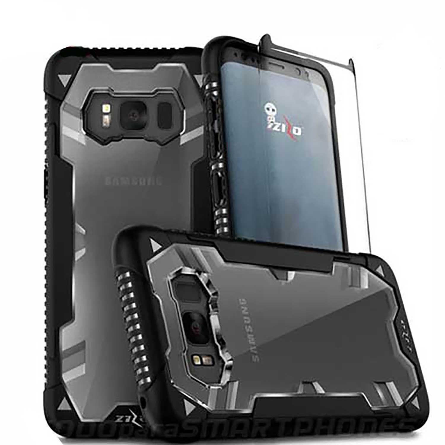 Foto 2 pulgar | Funda Zizo Proton para Samsung S8 Plus Transparente con Mica de Pantalla