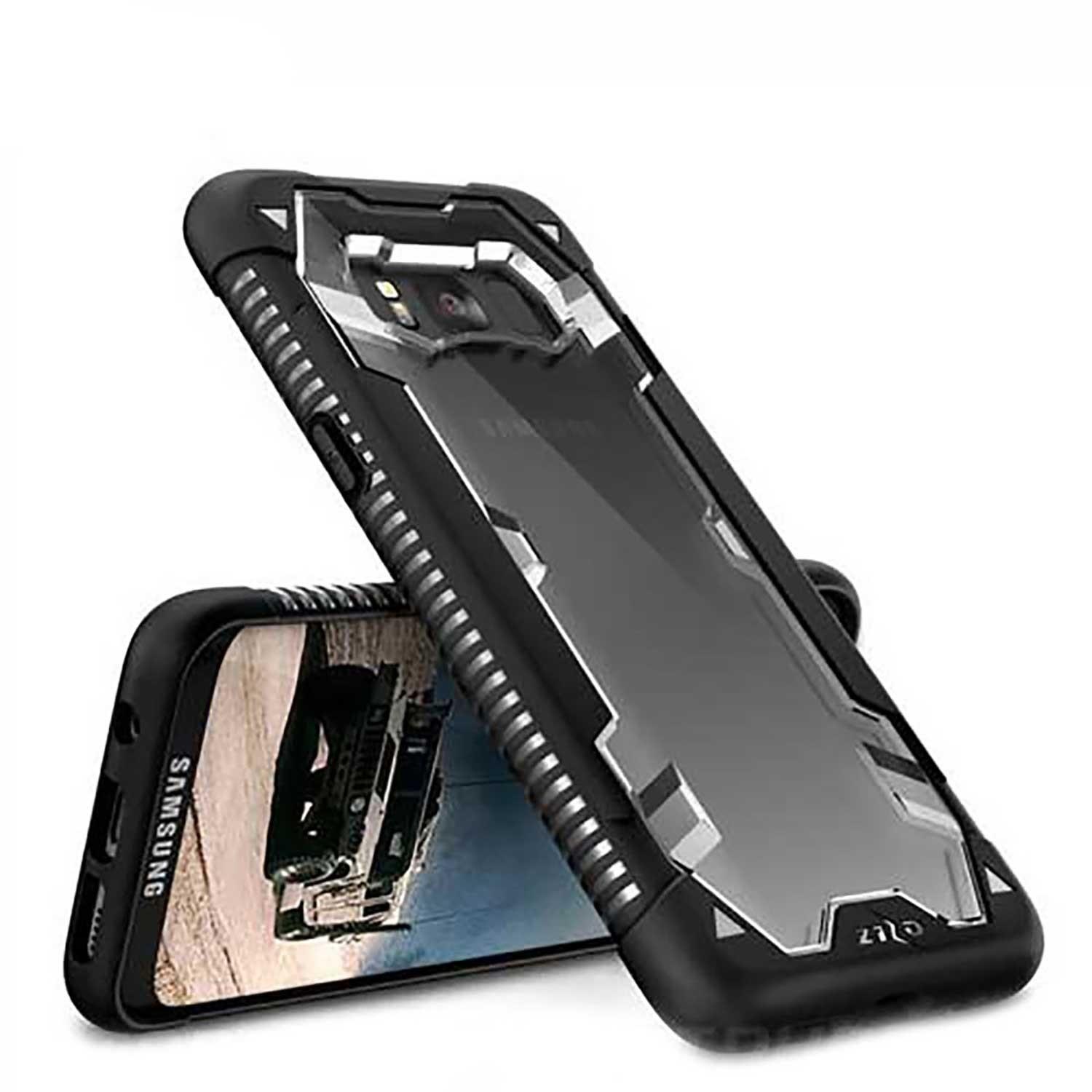 Foto 3 pulgar | Funda Zizo Proton para Samsung S8 Plus Transparente con Mica de Pantalla