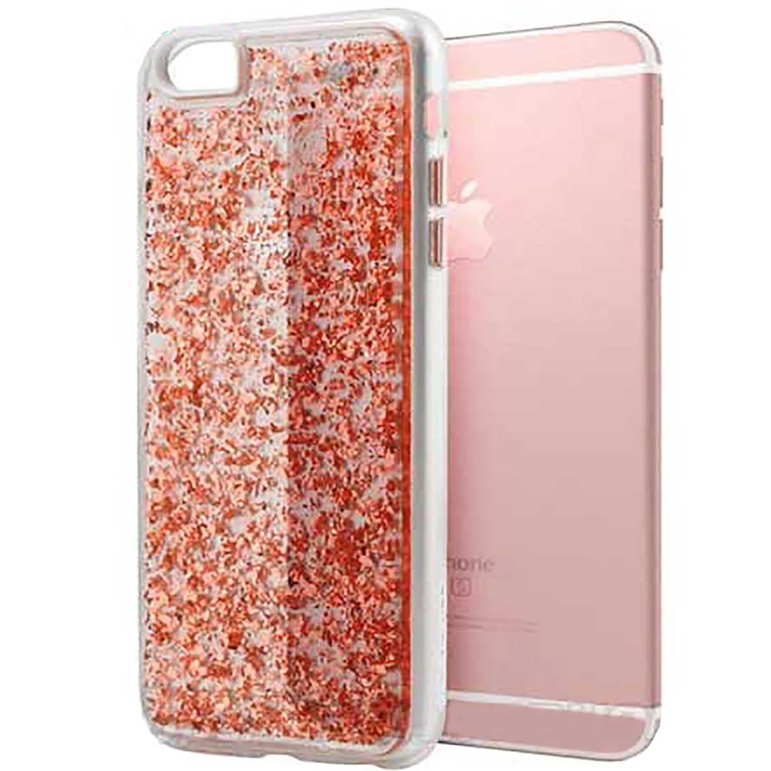 Funda Prodigee Scene color Transparente Rose Gold para iPhone 6 Plus