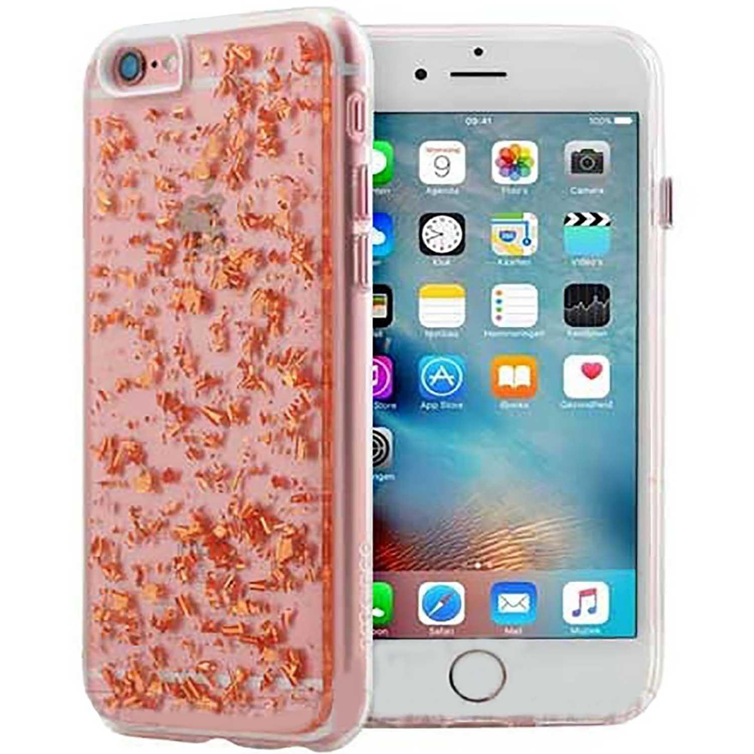 Foto 3 pulgar | Funda Prodigee Scene color Transparente Rose Gold para iPhone 6 Plus