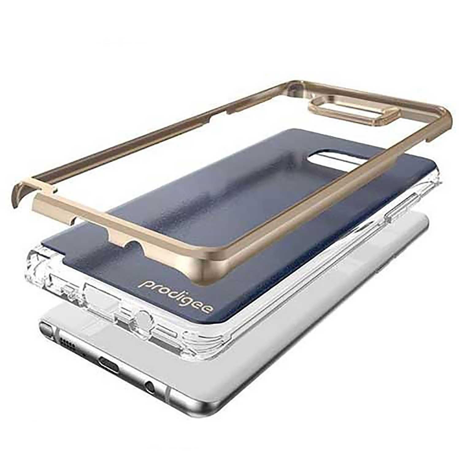 Foto 3 pulgar | Funda Prodigee Trim para Samsung Note 7 color Azul