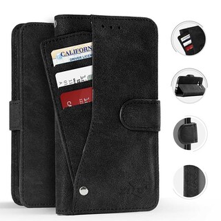 Foto 1 | Funda Zizo Wallet Cartera para iPhone Xs/ X color Negro