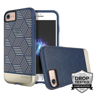 Foto 2 | Funda Prodigee Stencil color Azul para iPhone Se y iPhone 8