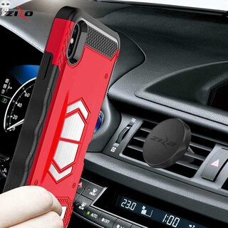 Foto 3 | Funda Zizo Electro para iPhone Xs Max color Rojo con Mica de Cristal