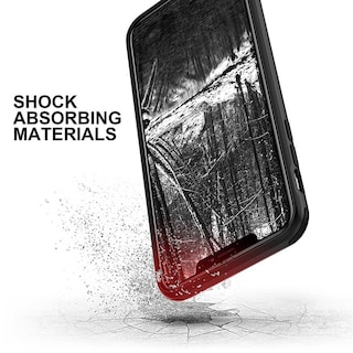 Foto 3 | Funda Zizo Fuse Compatible para iPhone Xs/x Transp/negro Con Mica De Pantalla