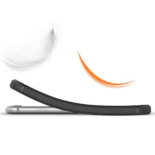 Foto 3 | Funda Premium Fibra De Carbono Para iPhone 7/8 y SE 2020 Suave Flexible color Negro