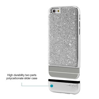 Foto 3 | Funda Prodigee Sparkle para iPhone 6 y 6s color Plateado