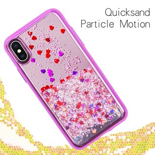 Foto 3 | Funda Zizo Glitter para iPhone Xs Max Rosa con Brillos